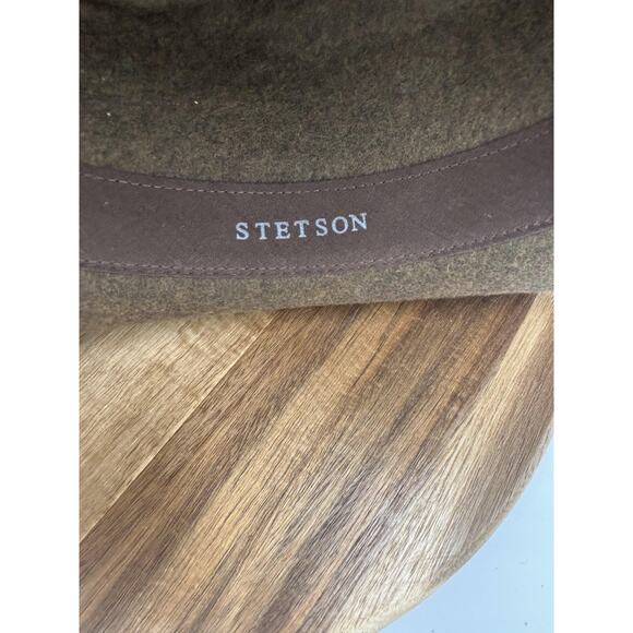 Stetson Hat Cowboy Fitted Mens X-Large Brown Wool Crushable Water Repellent USA - Picture 11 of 16